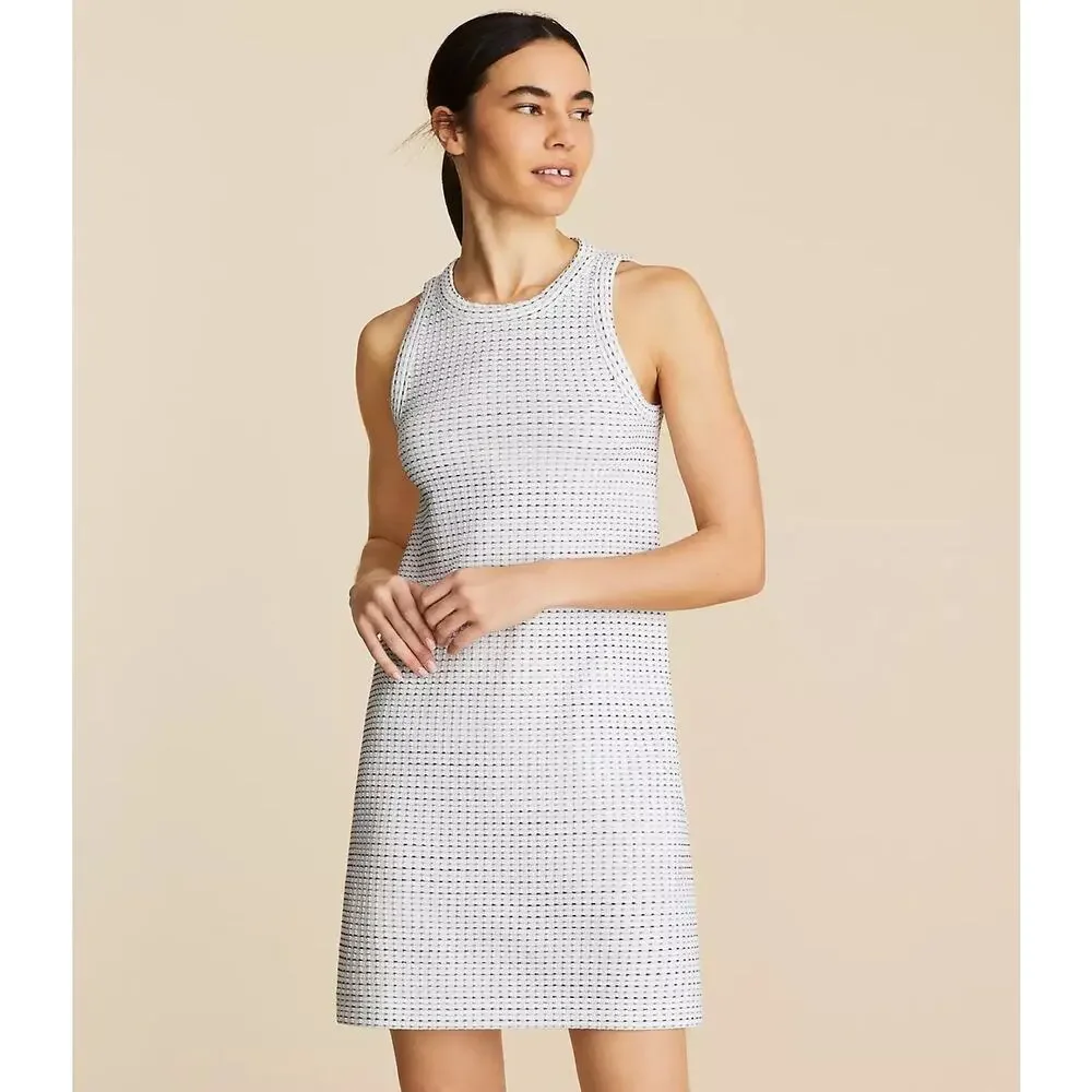 Lou & Grey for Loft Sleeveless Halter Sheath Dress with Pockets - Large